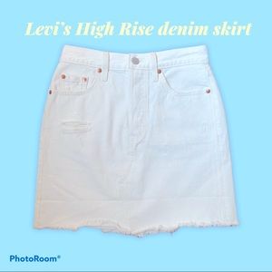 Levi’s High-rise Deconstructed Skirt